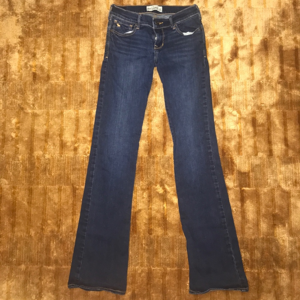 Dark wash Abercrombie jeans